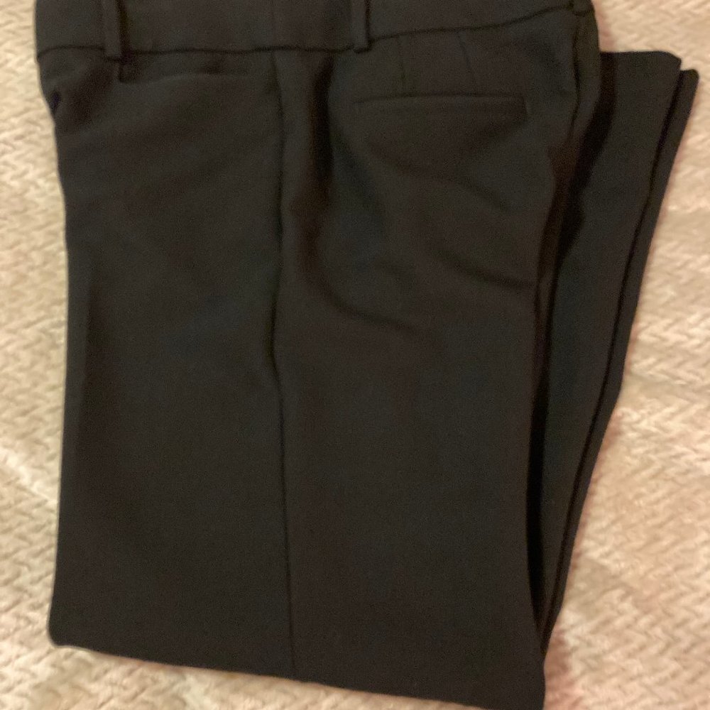 LOFT Black Wide-Leg Trousers - Picture 8 of 8